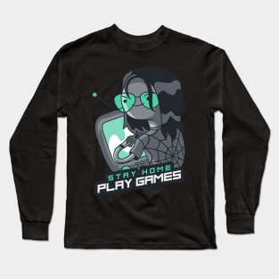 Stay home play games Long Sleeve T-Shirt